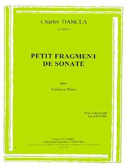 copertina Petites pices mignonnes (8) Op.149 n2 Petit fragment de sonate Combre