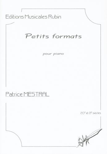 copertina Petits formats pour piano Martin Musique