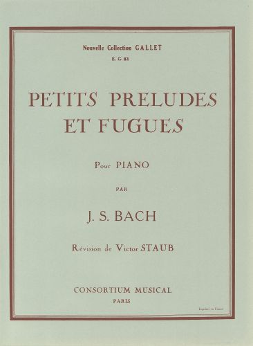 copertina Petits prludes et fugues Combre