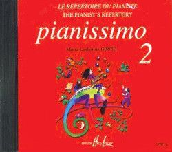 copertina Pianissimo Vol.2 CD seul Editions Henry Lemoine