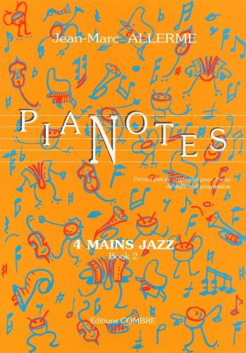 copertina Pianotes 4 mains Jazz Book 2 Combre