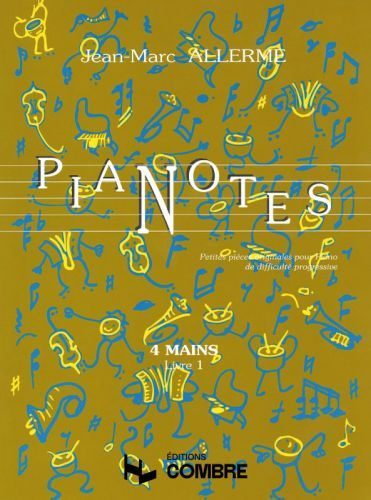 copertina Pianotes 4 mains Vol.1 Combre