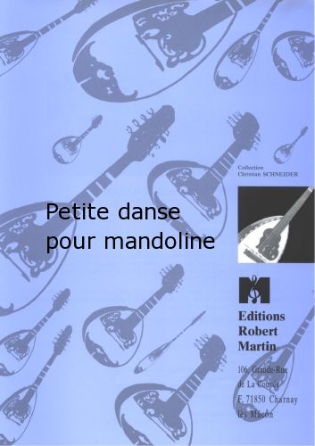 copertina Piccola danza per mandolino Editions Robert Martin