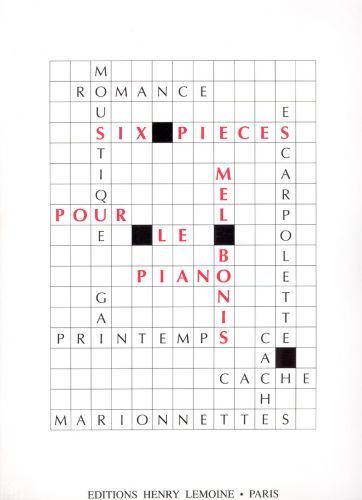 copertina Pices (6) Editions Henry Lemoine