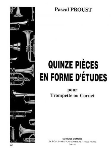 copertina Pices en forme d'tudes (15) Combre