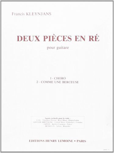copertina Pices en R maj. (2) Editions Henry Lemoine