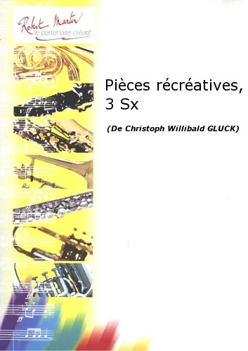 copertina PIces Rcratives, 3 Saxophones Robert Martin