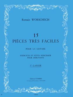 copertina Pices trs faciles (15) cahier n1 Combre