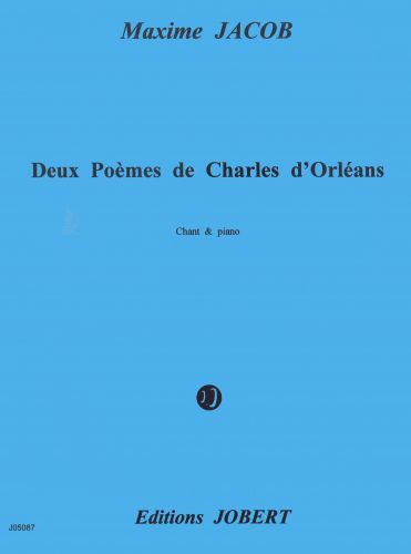 copertina Pomes de Charles d'Orlans (2) Jobert