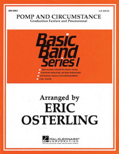 copertina Pomp And Circumstance Hal Leonard