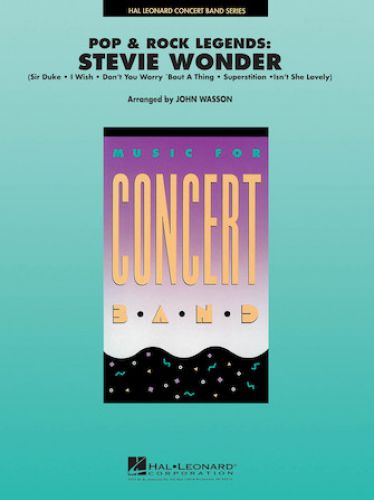 copertina Pop and Rock Legends: Stevie Wonder Hal Leonard