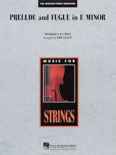 copertina Prelude and Fugue in E minor Hal Leonard