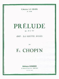 copertina Pr�lude Op.28 n�15 La Goutte d'eau Combre