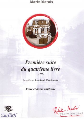 copertina Premiere Suite du 4e Livre de Marin Marais Robert Martin