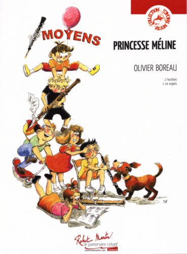 copertina PRINCESSE MELINE pour 2 hautbois et 1 cor anglais Editions Robert Martin