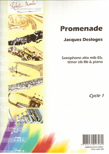 copertina Promenade, Alto ou Tnor Robert Martin
