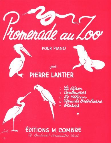 copertina Promenade au zoo Combre