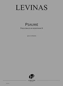 copertina Psaume - Frescobaldi in memoriam II Editions Henry Lemoine
