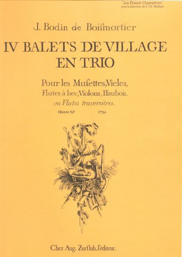 copertina Quatre Ballets de Village Pour les Muse Editions Robert Martin