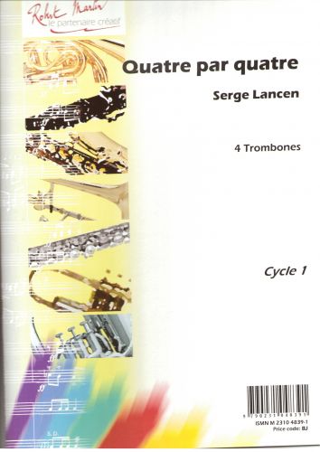 copertina Quatre Par Quatre, 4 Violons Robert Martin