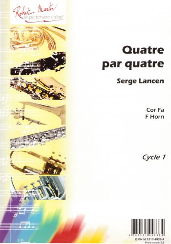 copertina Quatre Par Quatre Editions Robert Martin