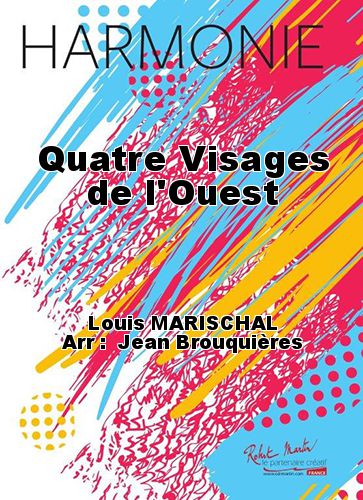 copertina Quatre Visages de l'Ouest Robert Martin