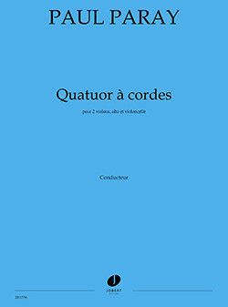 copertina Quatuor � cordes Jobert