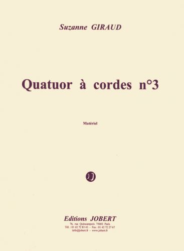 copertina Quatuor � cordes n�3 Peter Schlemih Jobert