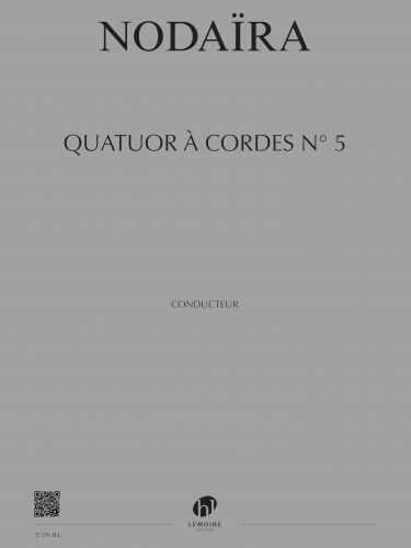 copertina Quatuor  cordes n5 Editions Henry Lemoine