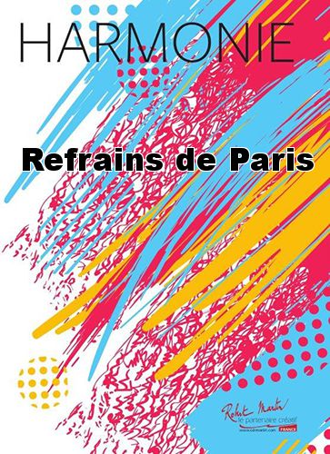copertina Refrains de Paris Robert Martin