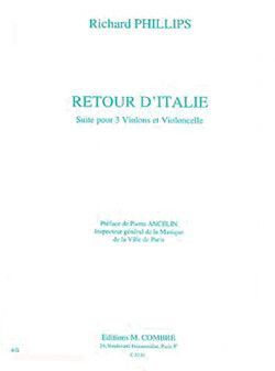 copertina Retour d'Italie - suite Combre