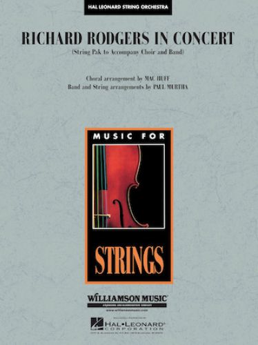 copertina Richard Rodgers in Concert STRING PAK Hal Leonard