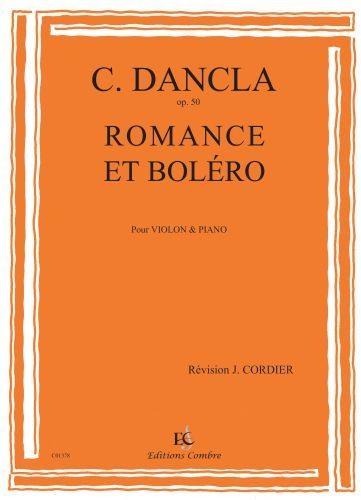 copertina Romance et Bol�ro Op.50 Combre