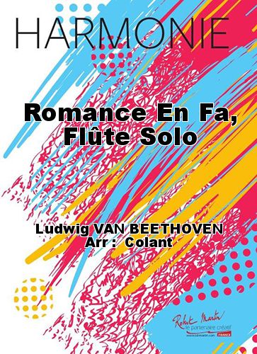 copertina Romance in F, flauto solo Robert Martin