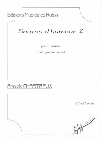 copertina Sautes d'humeur 2 pour piano (main gauche seule) Rubin