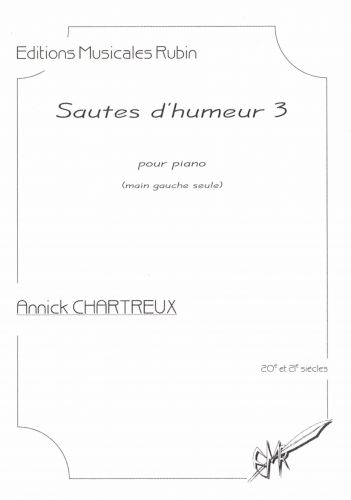 copertina Sautes d'humeur 3 pour piano (main gauche seule) Rubin