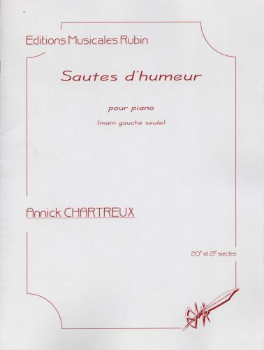 copertina Sautes d'humeur pour piano (main gauche seule) Rubin