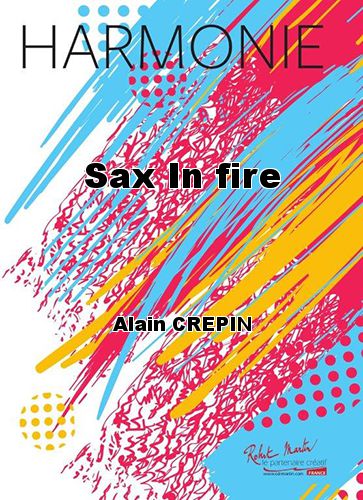 copertina Sax In fire Robert Martin