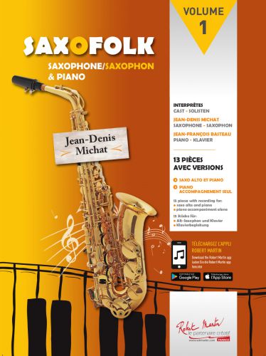 copertina Saxofolk Robert Martin
