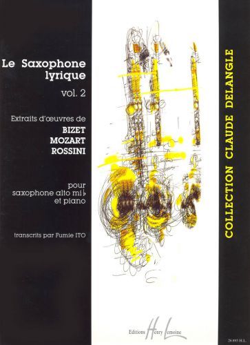 copertina Saxophone Lyrique Vol.2 Editions Henry Lemoine
