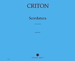 copertina Scordatura Jobert