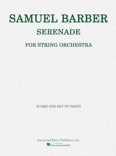 copertina Serenade For Strings - String Orchestra G. Schirmer