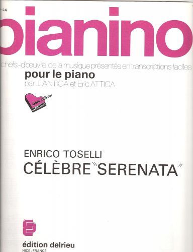 copertina Serenata Op.6 - Pianino 24 Delrieu