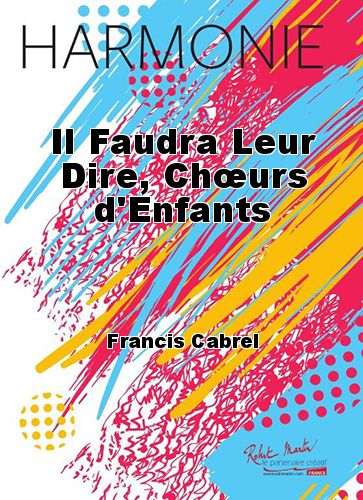 copertina Si dir loro, cori dei bambini Martin Musique