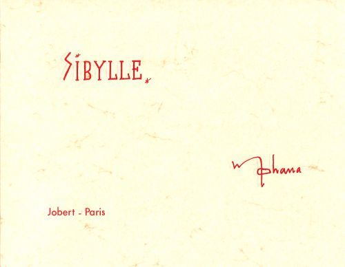 copertina Sibylle Jobert