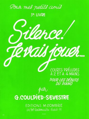 copertina Silence je vais jouer Combre