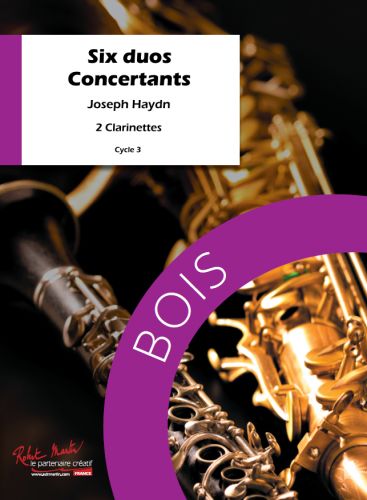 copertina SIX Duos Concertants Pour Deux Clarinettes Robert Martin
