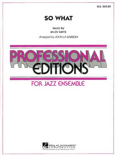 copertina So What  Hal Leonard