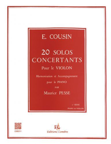 copertina Solos concertants (20) srie n1 (1  10) Combre
