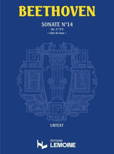 copertina Sonate n14 Op.27 n2 Clair de lune Editions Henry Lemoine
